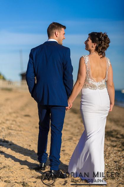 Beach Wedding Photography Westcliff Essex
