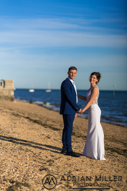 Beach Wedding Photography Westcliff Essex