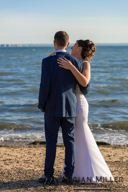 Newlyweds Enjoying the view