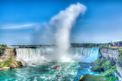 Tour Boat On The Niagara Falls
